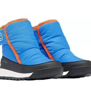 Sorel Kids Blue and Orange Snow Boots